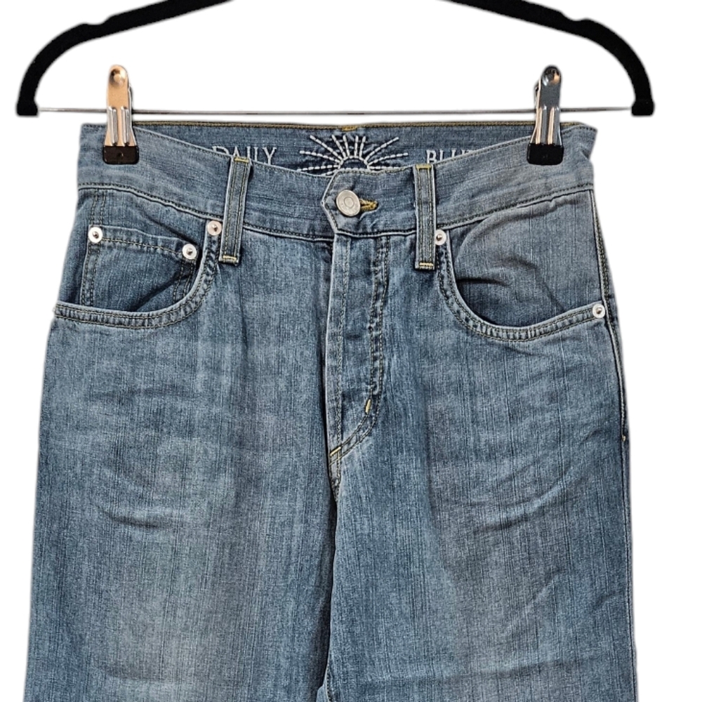 NWT Daily Blue By AG MOOD Relaxed Straight Jeans Size 24 - Picture 2 of 7